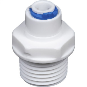 Conexao Hidro Filtros Reta 1/2'' Saida 1/4'' Branca - 913-2295