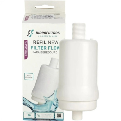 Refil Vela Para Filtro Hidro Filtros Para Bebedouro Universal New Filter Flow - 904-0001 Refil Vela Para Filtro Hidro Filtros Para Bebedouro Universal New Filter Flow - 904-0001