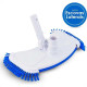 Aspirador Com Escovas Laterais Para Limpeza Manual De Piscinas Fluidra Veico Engate Rapido - 20608B Aspirador Com Escovas Laterais Para Limpeza Manual De Piscinas Fluidra Veico Engate Rapido - 20608B