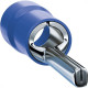 Terminal Pino Pre-Isolado Sforplast 1,5 A 2,5Mm Comprimento 12Mm - Azul