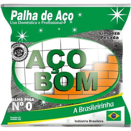 Palha De Aco Aco Bom No.0 - Kit C/20 Pecas Palha De Aco Aco Bom No.0 - Kit C/20 Pecas