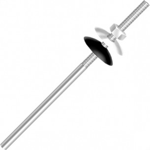 Haste Para Telha Ws 1/4'' X 350Mm Com Kit De Vedacao Pacote Com 50 Pecas