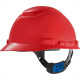 Capacete De Seguranca 3M H-700 Vermelho Com Aba Frontal - Hb004571210 Capacete De Seguranca 3M H-700 Vermelho Com Aba Frontal - Hb004571210