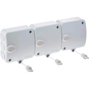 Varal Automatico Maxeb 6M Com 3 Cordas Modular Branco - 7267