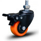 Rodizio Colson Com Parafuso Giratoria 75Mm Com Trava Laranja - Gleb6596 Rodizio Colson Com Parafuso Giratoria 75Mm Com Trava Laranja - Gleb6596