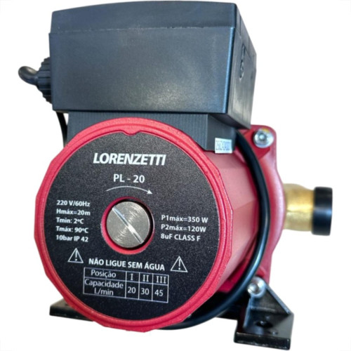 Bomba Pressurizadora Lorenzetti Pl20 - 220V. - 7541017