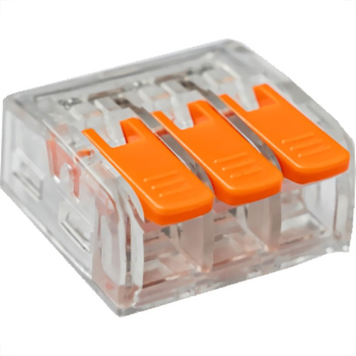Conector Frontec Emenda 3 Polos - 4Mm - 32A. Pacote Com 20 Pecas - F32413/20 Conector Frontec Emenda 3 Polos - 4Mm - 32A. Pacote Com 20 Pecas - F32413/20