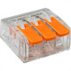 Conector Frontec Emenda 3 Polos - 4Mm - 32A. Pacote Com 20 Pecas - F32413/20 Conector Frontec Emenda 3 Polos - 4Mm - 32A. Pacote Com 20 Pecas - F32413/20