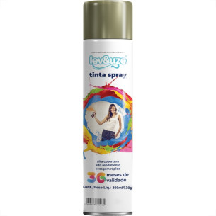 Spray Peg E Uze Fast Metalica Ouro 300Ml/130G.
