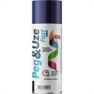 Spray Peg E Uze Fast Uso Geral Azul Escuro 300Ml/130G.