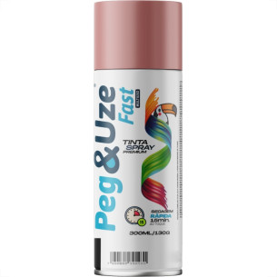 Spray Peg E Uze Fast Uso Geral Rosa 300Ml/130G.