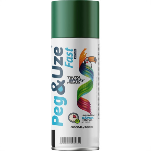 Spray Peg E Uze Fast Uso Geral Verde Claro 300Ml/130G.