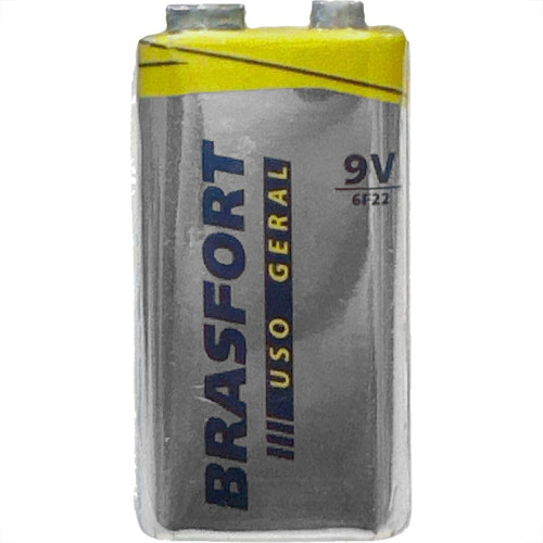 Pilha Brasfort Bateria 9V. - 6312 Pilha Brasfort Bateria 9V. - 6312
