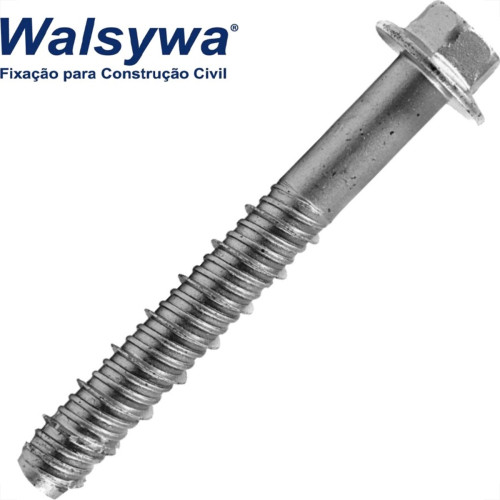 Parafuso Chumbador. Fixador Concrete Bolt Walsywa 3/8'' X 65Mm - 470851 - Kit C/50 Pecas Parafuso Chumbador. Fixador Concrete Bolt Walsywa 3/8'' X 65Mm - 470851 - Kit C/50 Pecas