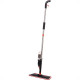 Mop Spray Powermaid Refil Microfibra Base Flexivel 360º Cabo Iox 129Cm Com Reservatorio 380Ml - Vermelho/Cinza