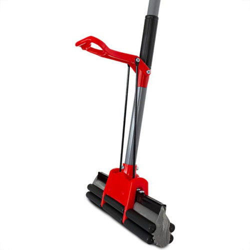 Mop Esponja Powermaid Rodo Magico ''Limpa-Lava -Seca'' Vermelho/Cinza