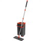 Mop Powermaid Lava E Seca Balde Vertical Refil Microfibra Cabo Aco Inox 125Cm - Vermelho/Cinza Mop Powermaid Lava E Seca Balde Vertical Refil Microfibra Cabo Aco Inox 125Cm - Vermelho/Cinza
