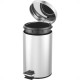 Lixeira Inox Com Pedal Redonda Powermaid 5 Litros