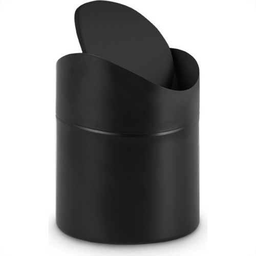 Lixeira De Bancada Powermaid Matte Preta Lixeira De Bancada Powermaid Matte Preta
