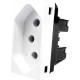 Modulo Dicompel Ritz 1 Tomada 10A. - Rzb-2200/1 Modulo Dicompel Ritz 1 Tomada 10A. - Rzb-2200/1