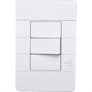 Conjunto Dicompel Ritz 1 Simples Horizontal Branco - Rzb-2000/2