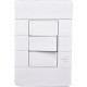 Conjunto Dicompel Ritz 1 Simples Horizontal Branco - Rzb-2000/2