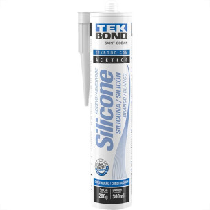 Silicone Acetico Tekbond 256Gr. Branco