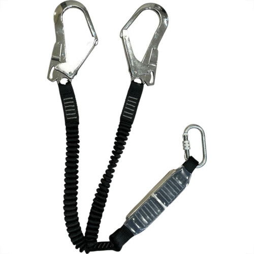 Talabarte ''Y'' Ultra Safe Expand - Rosso Com Mosquetao + Absorvedor De Energia 1,50M