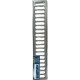 Grelha De Aco Inox Com Porta Grelha 10X 50Cm