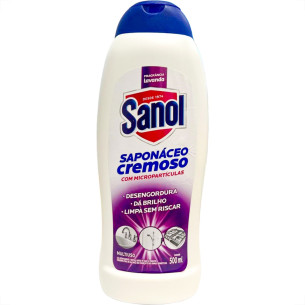 Limpador De Superficie Sanol Cremoso Lavanda 500Ml