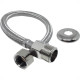 Engate Flexivel Malha Inox Alta Pressao Alpha 40Cm Engate Flexivel Malha Inox Alta Pressao Alpha 40Cm