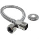 Engate Flexivel Malha Inox Alta Pressao Alpha 60Cm Engate Flexivel Malha Inox Alta Pressao Alpha 60Cm