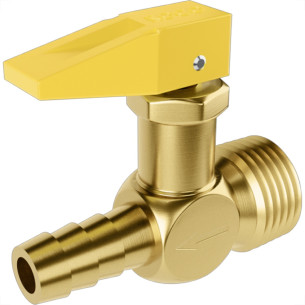 Acessorio Para Gas Roco Registro Corta Fogo 1/2''Npt X 3/8''Tm Pressao 7,0Bar - 2013 412