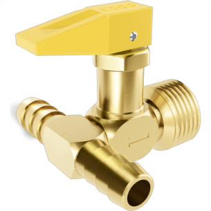 Acessorio Para Gas Roco Registro Corta Fogo 3/8''Npt X 3/8''Tm Duplo Pressao 7,0 Bar - 2141 21