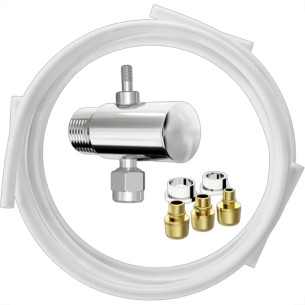 Adaptador Para Filtro Rocco Com Kit De Instalacao Mangueira 2M - 1/4'' - 5/16'' - 3/8'' - 1373 46