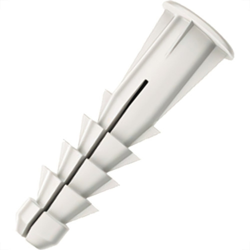 Bucha Fixacao Sforplast Sd Plastica Com Aba 12Mm Pacote Com 150 Pecas