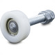 Roldana Para Portao Nylon Guia Superior 17X44Mm Com Rolamento E Rosca - 060101 - Kit C/2 Pecas Roldana Para Portao Nylon Guia Superior 17X44Mm Com Rolamento E Rosca - 060101 - Kit C/2 Pecas