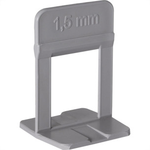 Espacador De Piso Cortag Nivelador Supra 1,5Mm Para Pedras Especas Pacote Com 50 Pecas - 61329