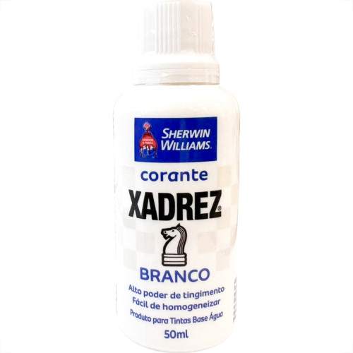 Corante Para Tinta Xadrez Branco (50Ml) - Kit C/12 Pecas Corante Para Tinta Xadrez Branco (50Ml) - Kit C/12 Pecas
