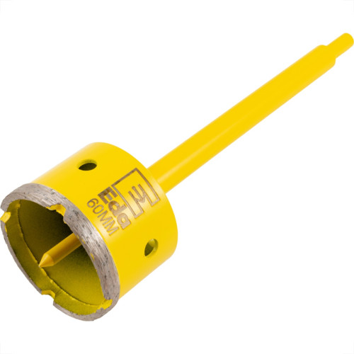 Serra Copo Diamantada Com Haste Eda 60Mm - 0Tk