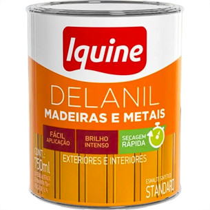 Tinta Esmalte Standard Iquine Delanil 750Ml Marrom Tabaco