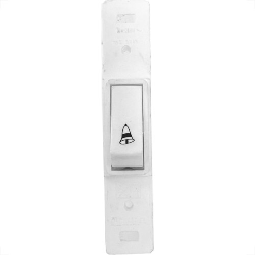 Interruptor Para Condulete Dicompel Monaco Branco Pulsador 1 Tecla Campainha - Dc-7100/6