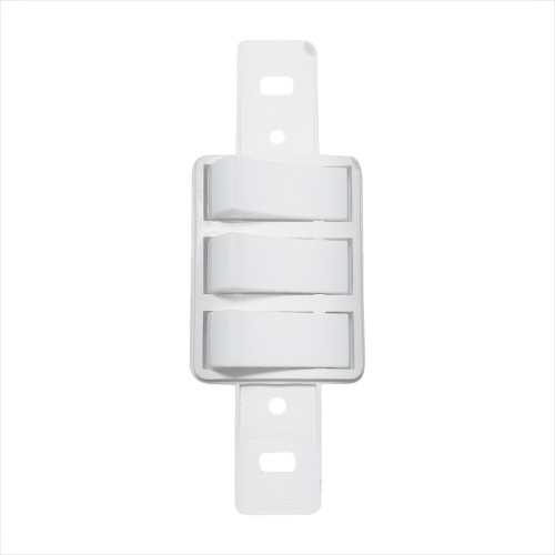 Conjunto Para Condulete Dicompel Monaco Branco 3 Simples - Dc-7100/16