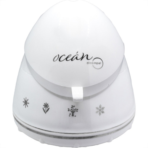 Ducha Dicompel Ocean 4 Temperaturas 5.500W. 127V. Branca Friso Preto