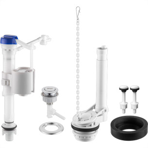 Kit Para Caixa Acoplada Herc Entrada Plus Single Flush Acionamento Superior