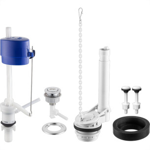 Kit Para Caixa Acoplada Herc Entrada Basic Single Flush Acionamento Superior