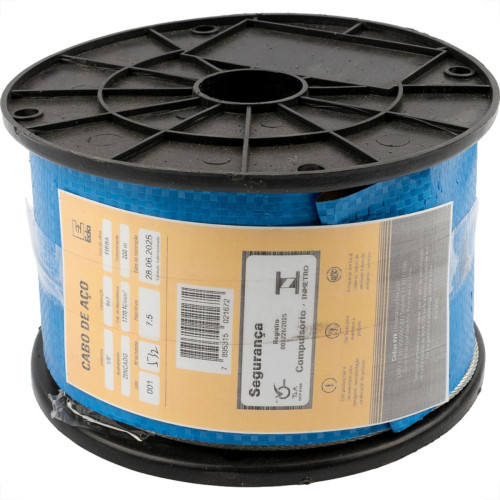 Cabo Aco Galvanizado Eda 3,2Mm - 1/8''(6X7) - 200M