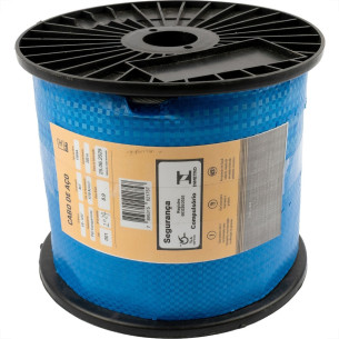 Cabo Aco Galvanizado Plastificado Eda Incolor 1/8'' - 200M