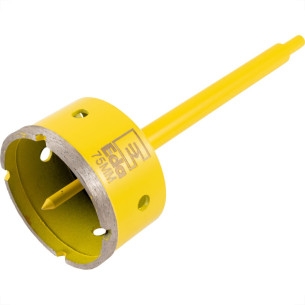 Serra Copo Diamantada Com Haste Eda 75Mm - 0Tn