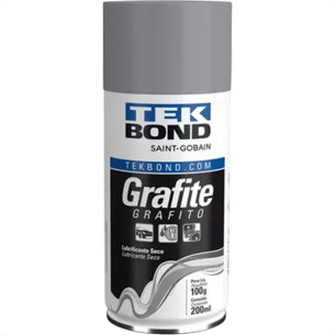 Grafite Spray Tekbond Lubrificante Seco 200Ml/100G.